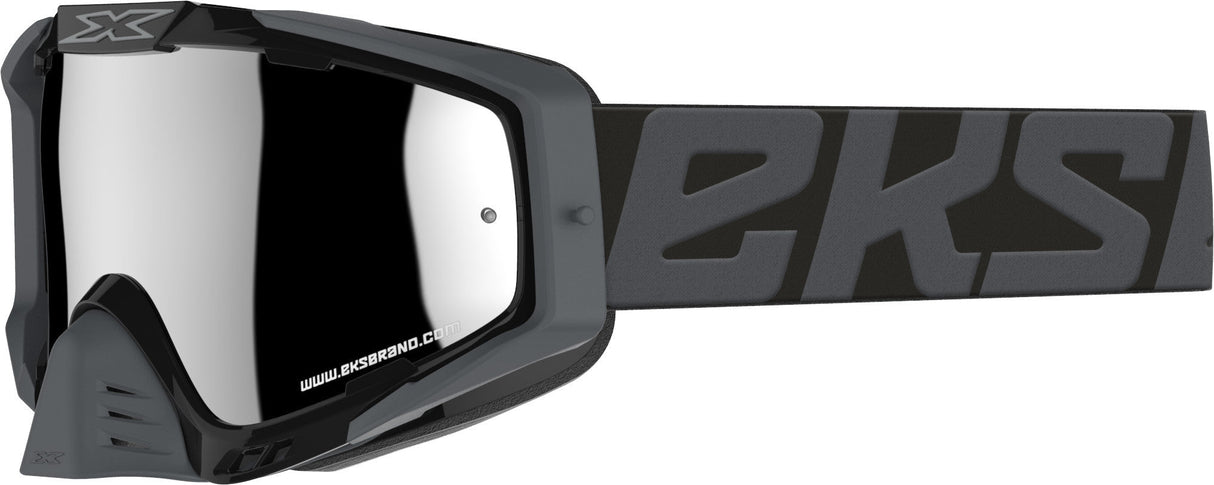 EKS BRAND Outrigger Goggle Stealth Black W/Silver Mirror 067-60000