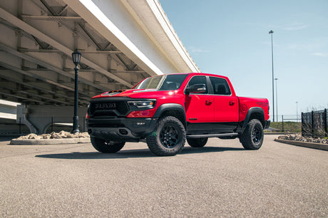 Corsa 21-22 Dodge Ram TRX Crew Cab Xtreme Catback Exhaust Dual Rear Black Tip 21189BPC
