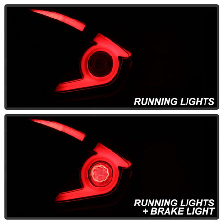Spyder 16-18 Honda Civic 4 Door Light Bar LED Tail Lights - Black Smoke (ALT-YD-HC164D-LB-BSM) 5086440