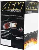 AEM DryFlow Air Filter - Round 2.75in ID x 6.25in OD x 8.25in H fits 2007-2014 Ford/Volvo AE-20993