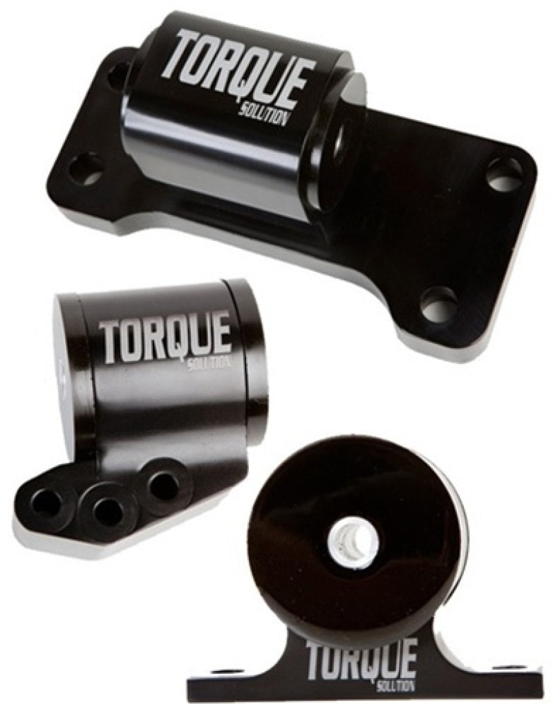 Torque Solution Billet Aluminum 3 piece Engine Mount Kit: Mitsubishi Evolution VII-IX 2001-2006 TS-EV-125