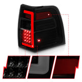 ANZO 07-17 Ford Expedition LED Taillights w/ Light Bar Black Housing Smoke Lens 311409