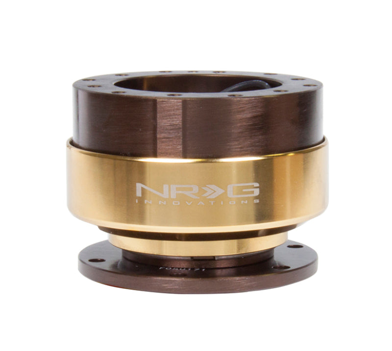 NRG Quick Release Gen 2.0 - Bronze Body / Chrome Gold Ring SRK-200BR-CG