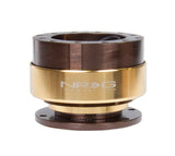 NRG Quick Release Gen 2.0 - Bronze Body / Chrome Gold Ring SRK-200BR-CG