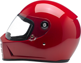 BILTWELL Lane Splitter Helmet - Gloss Blood Red - Large 1004-837-104