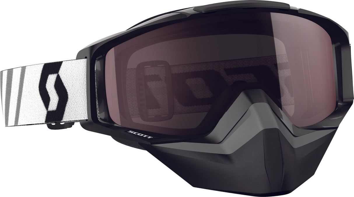 SCOTT Tyrant Sno-X Goggle Black Amp Silver Chrome Lens 246438-0001313