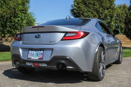 Perrin 2022 BRZ/GR86 Axle Back Exhaust SS (Single Side Exit w/Helmholtz Chamber) PSP-EXT-368BR