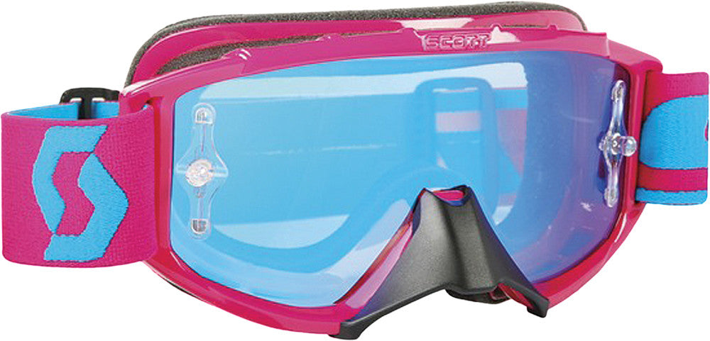 SCOTT 89si Pro Youth Goggle Rubine Red W/Blue Lens 219810-4053278
