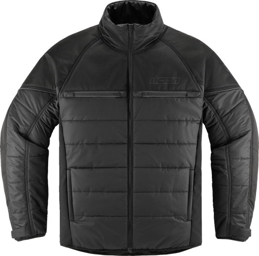 ICON Ghost Puffer Jacket - Black/Charcoal - XL 2820-6193