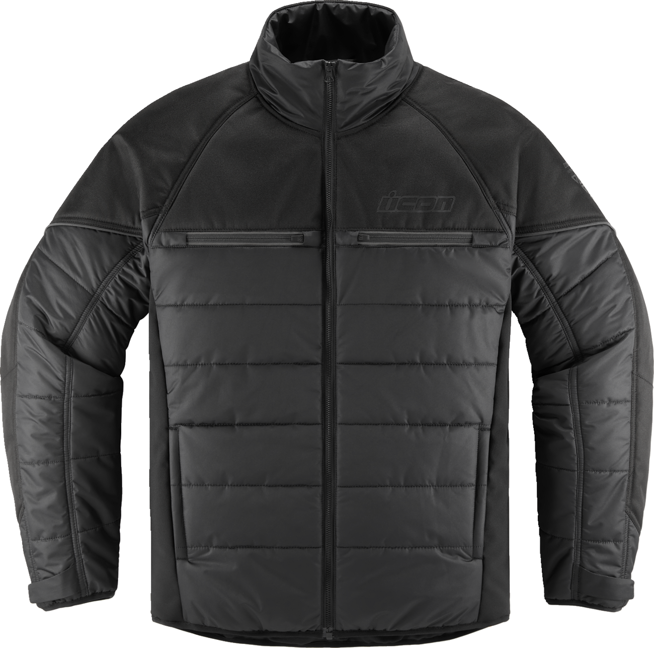 ICON Ghost Puffer Jacket - Black/Charcoal - 2XL 2820-6194