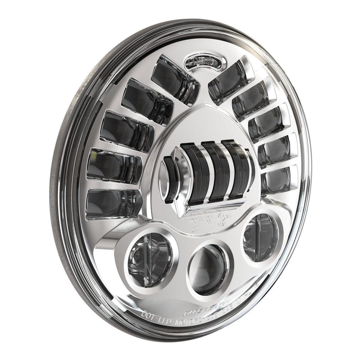 JW SPEAKER8790a2 Adaptive Headlt 7" Chr Bezel555031