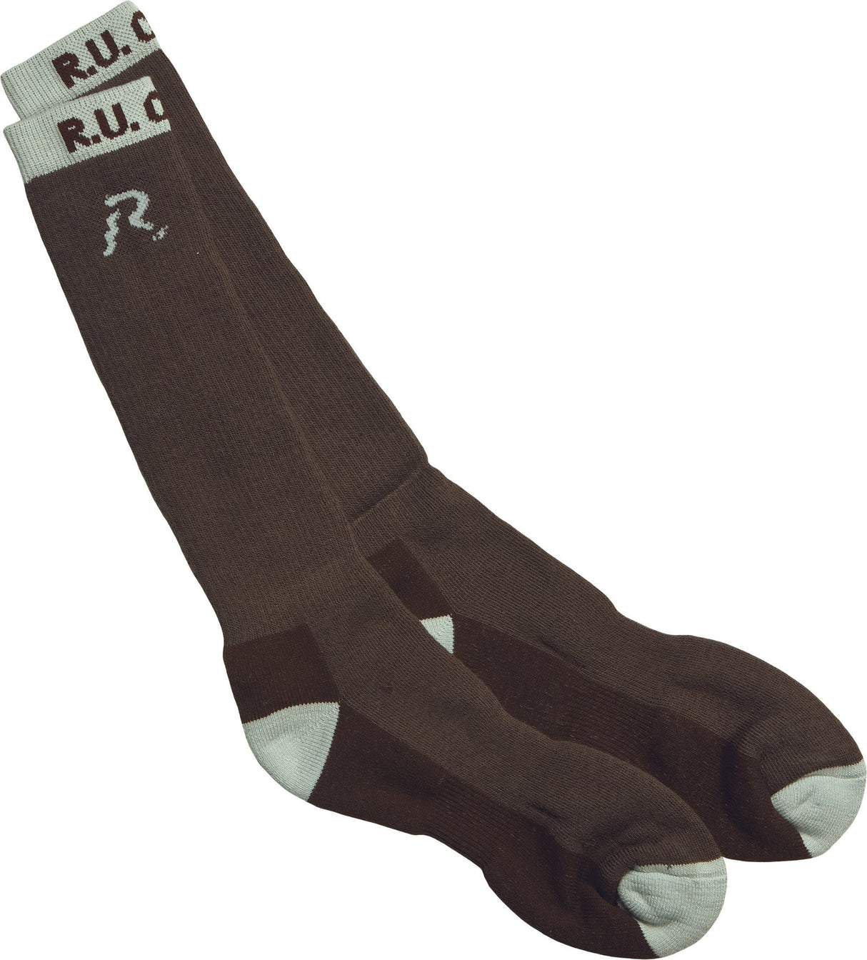 R.U. OUTSIDE Fly Bill Townsend Chinook Socks Brown Lg BTSOCK - LG