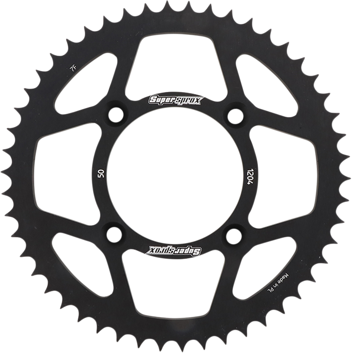 SUPERSPROX Rear Sprocket - Black - Honda - 50 Tooth RAL-1204-50-BLK