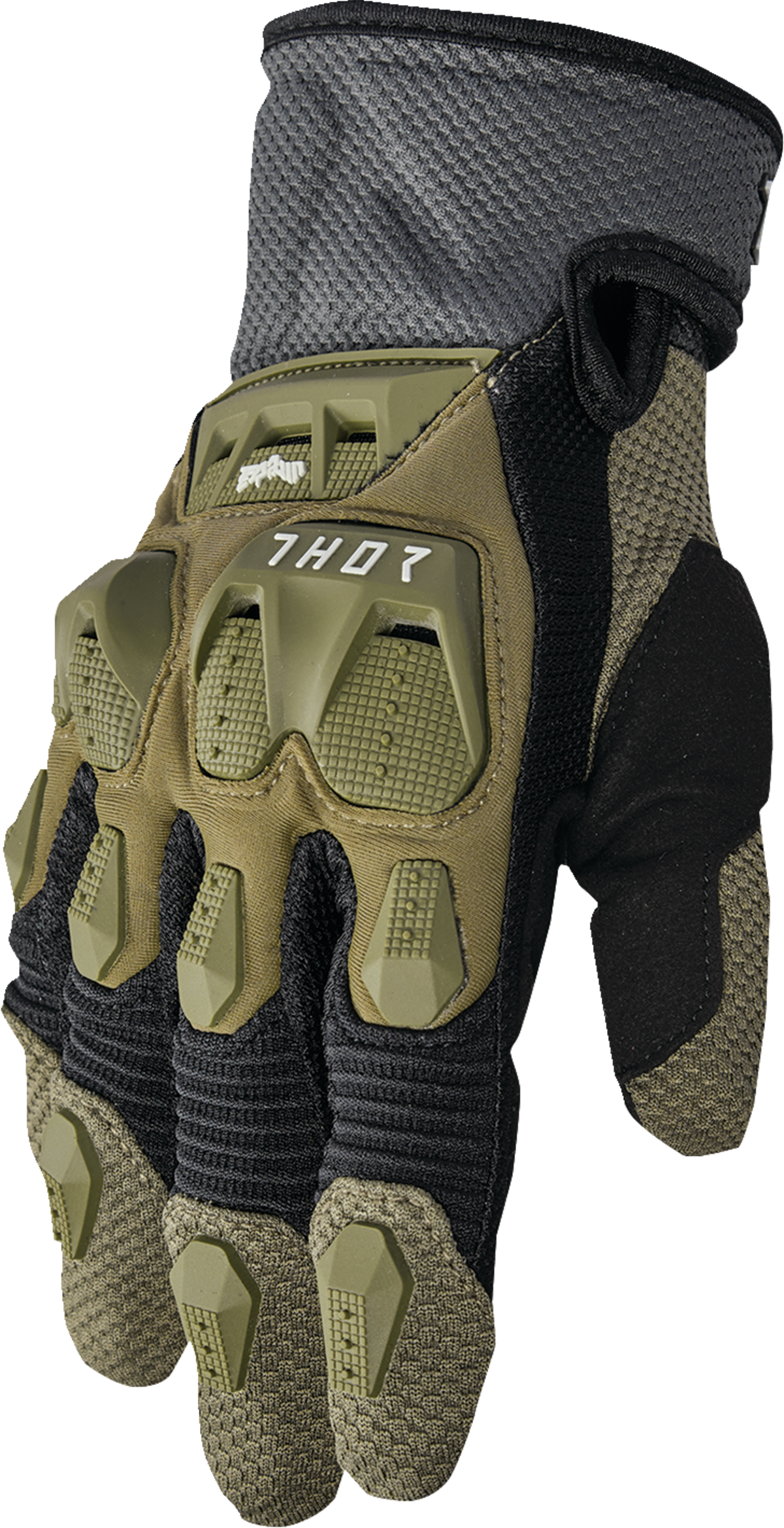 THOR Terrain Gloves - Army/Charcoal - Medium 3330-7287