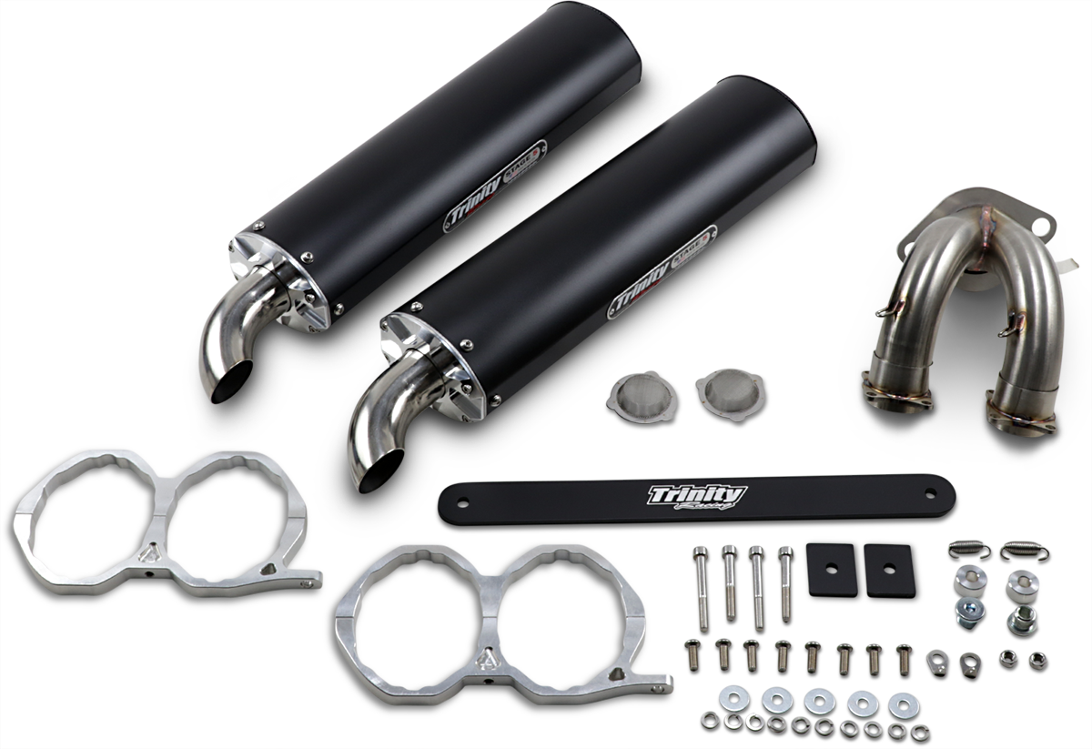 Silenciadores TRINITY RACING - Negro TR-4118S-BK