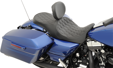 DRAG SPECIALTIES Low Forward Touring Seat - Diamond - FL '08-'22 0801-1011