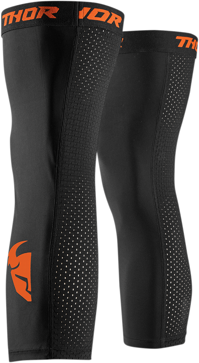 THOR Comp Knee Sleeves - Black/Red Orange - 2XL/3XL 2704-0457