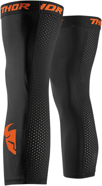 THOR Comp Knee Sleeves - Black/Red Orange - 2XL/3XL 2704-0457