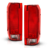 ANZO 1992-1996 Ford Bronco Taillight Red/Clear Lens (OE Replacement) 311306