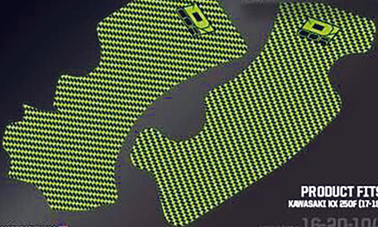 D-COR Frame Grip Guard Decal Green/Black 16-20-104