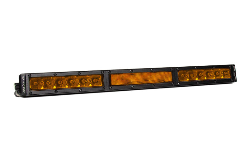 Diode Dynamics 18 In LED Light Bar Single Row Straight - Amber Combo Each Stage Series DD5052