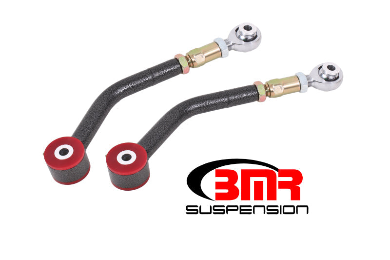 BMR 08-17 Challenger Upper Control Arms On-Car Adj. Rod Ends (Polyurethane) - Black Hammertone UCA112H