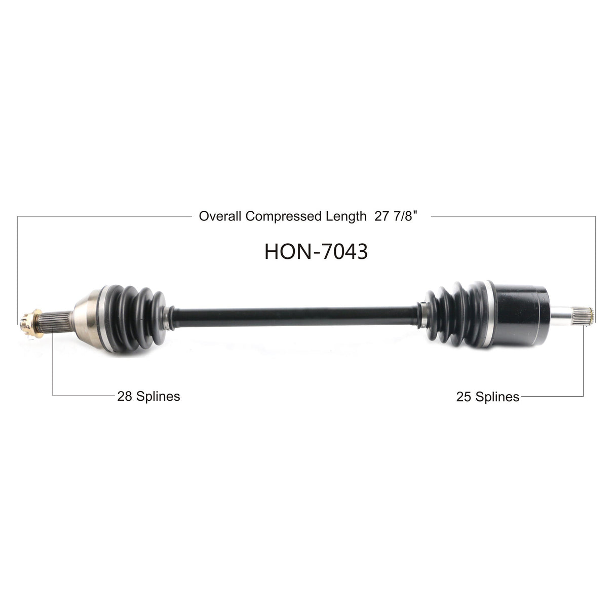 OPEN TRAILOe 2.0 Axle FrontHON-7043