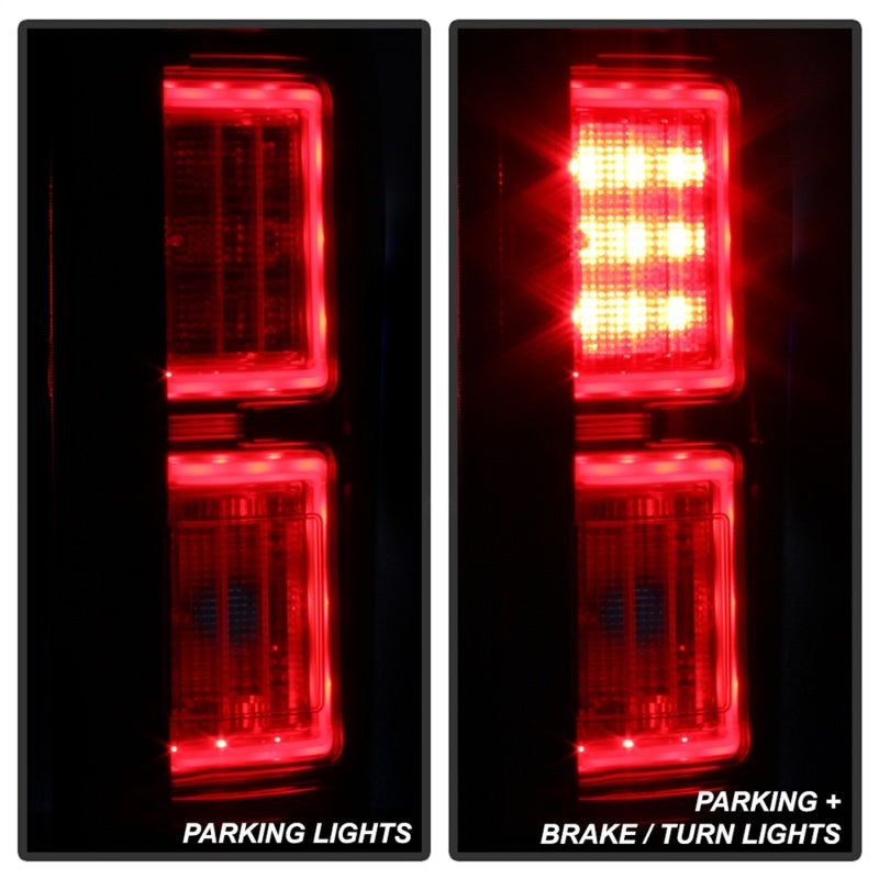 Spyder 18-19 Ford F-150 (w/o Blind Spot Sensor) LED Tail Lights - Red Clear (ALT-YD-FF15018-LED-RC) 5085764