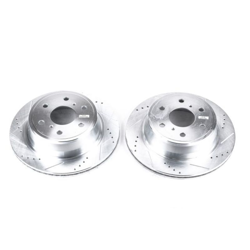 Power Stop 07-19 Cadillac Escalade Rear Evolution Drilled & Slotted Rotors - Pair AR8658XPR
