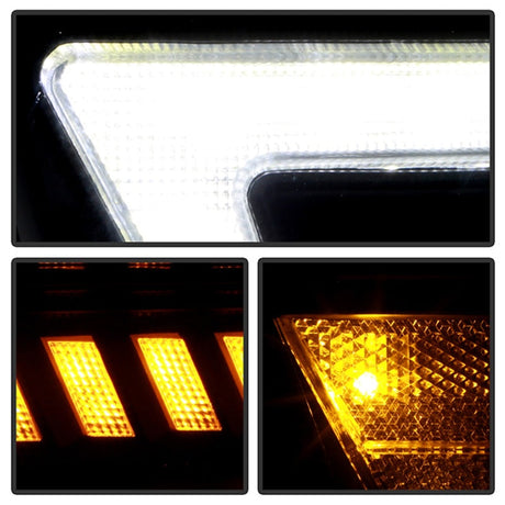 Spyder 19-22 Dodge Ram 2500 (Halogen Only) Projector Headlights - Black PRO-YD-DR19HDHALSI-SEQ-BK 5088611