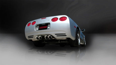 Corsa 97-04 Chevrolet Corvette C5 Z06 5.7L V8 Polished Sport Axle-Back Exhaust 14111