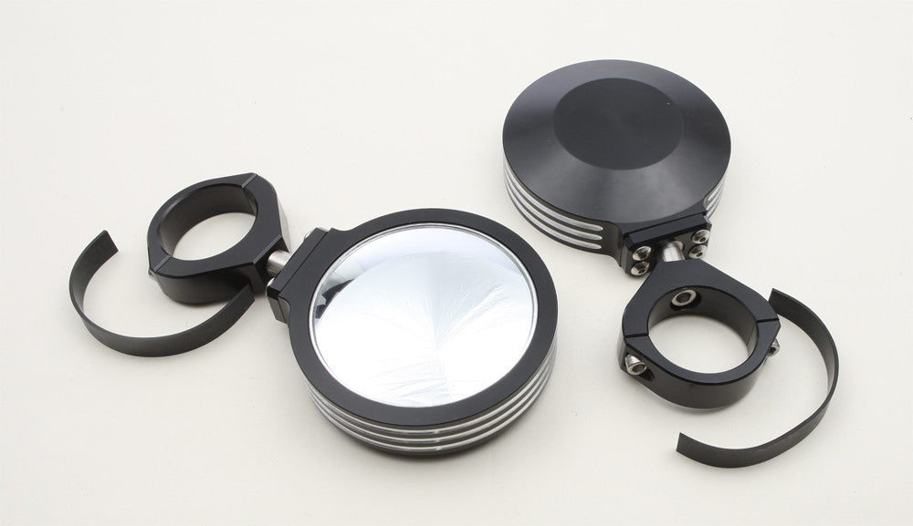 MODQUADBillet Side Mirrors Round Black 1.75"SIDE-BLK