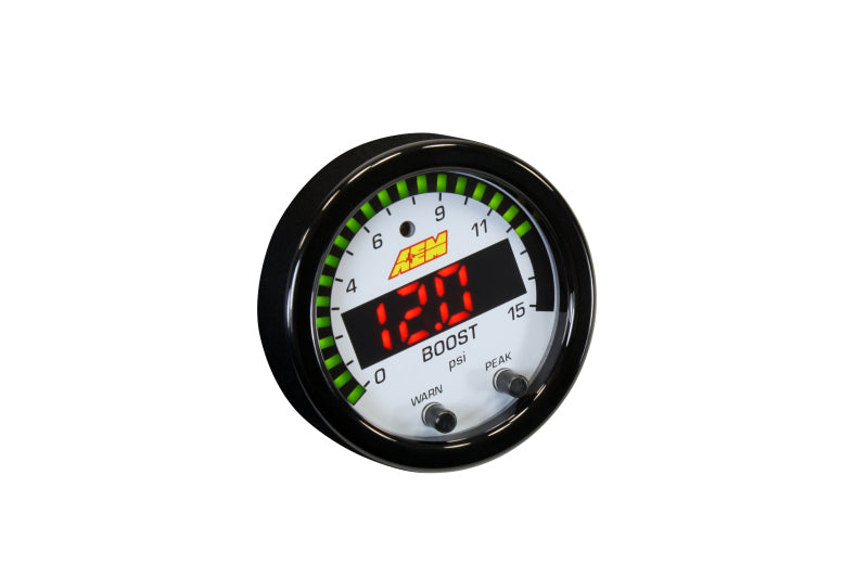 AEM X-Series Pressure 0-15psi Gauge Kit 30-0309
