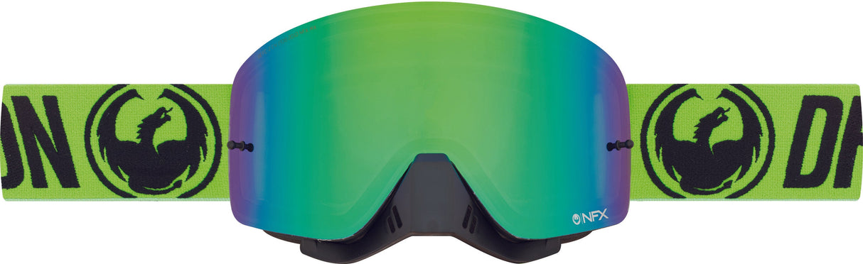 DRAGON Nfx Goggle Break Green W/Green Ion Lens 228686429732