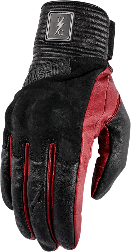 THRASHIN SUPPLY CO. Boxer Gloves - Red - Small TBG-02-08