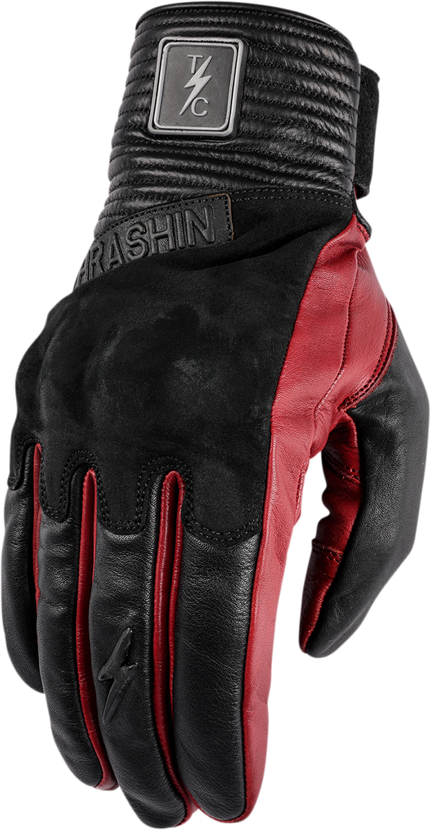 THRASHIN SUPPLY CO. Boxer Gloves - Red - Medium TBG-02-09