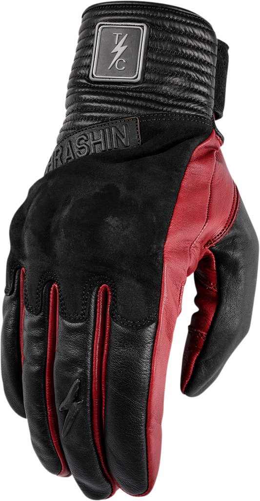 THRASHIN SUPPLY CO. Boxer Gloves - Red - Medium TBG-02-09
