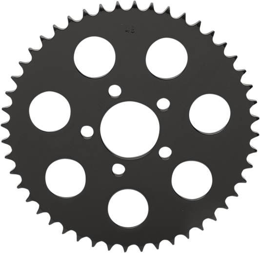 DRAG SPECIALTIES Rear Sprocket - Gloss Black - Flat - 48 Tooth 16421EB