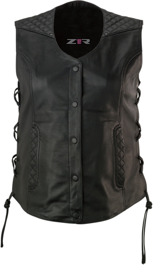 Z1R Women's Gaucha Vest - Black - Small 2831-0072