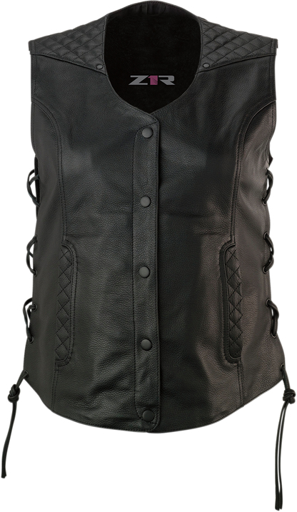 Z1R Women's Gaucha Vest - Black - XS 2831-0071