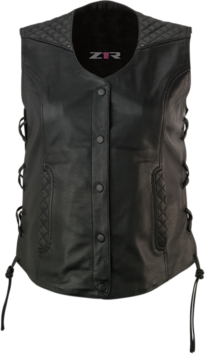 Z1R Women's Gaucha Vest - Black - Medium 2831-0073