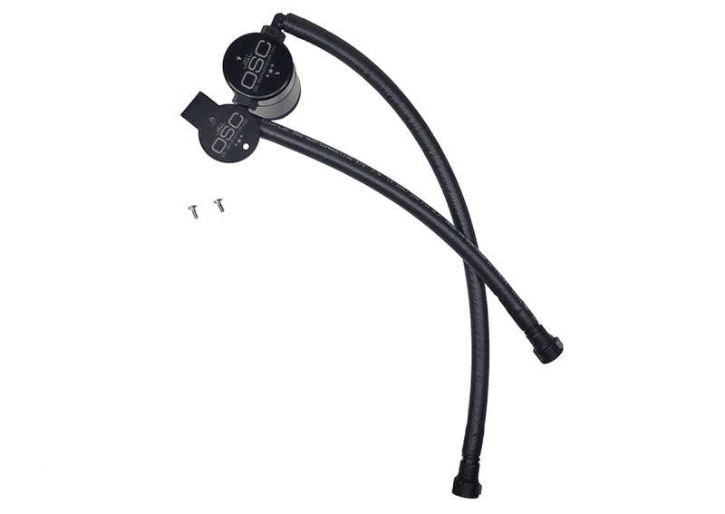 J&L 14-19 Chevrolet Corvette LT1 6.2L Driver Side Oil Separator 3.0 - Black Anodized 3087D-B