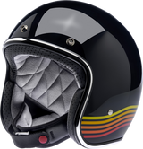 BILTWELL Bonanza Helmet - Gloss Black Spectrum - XL 1001-536-205