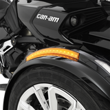 SHOW CHROME LED Front Fender Light - Amber 41-173B