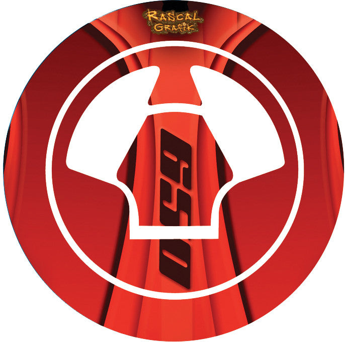 RASCAL GRAFIK Gas Cap Prot Kaw Ninja 650/Er6n Red RA36704