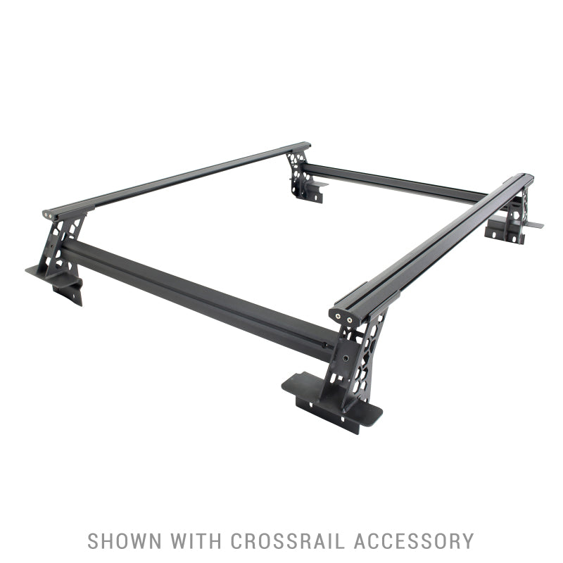 Go Rhino 15-22 Ford F-150 / 19-22 RAM 1500 / 07-21 Toyota Tundra XRS Cross Bars Kit - Tex. Blk 5935001T