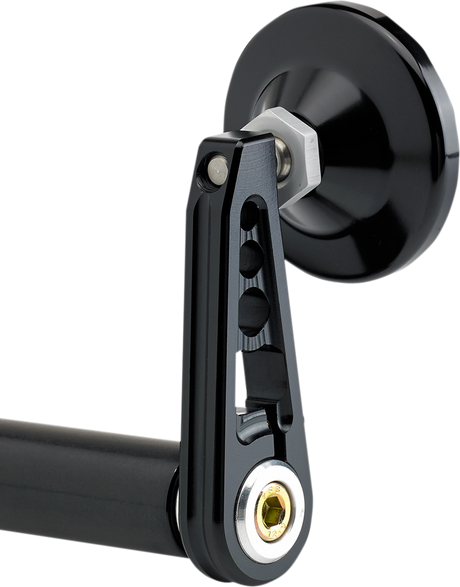 JOKER MACHINE Bar-End Mirror - Black 09-312-DB