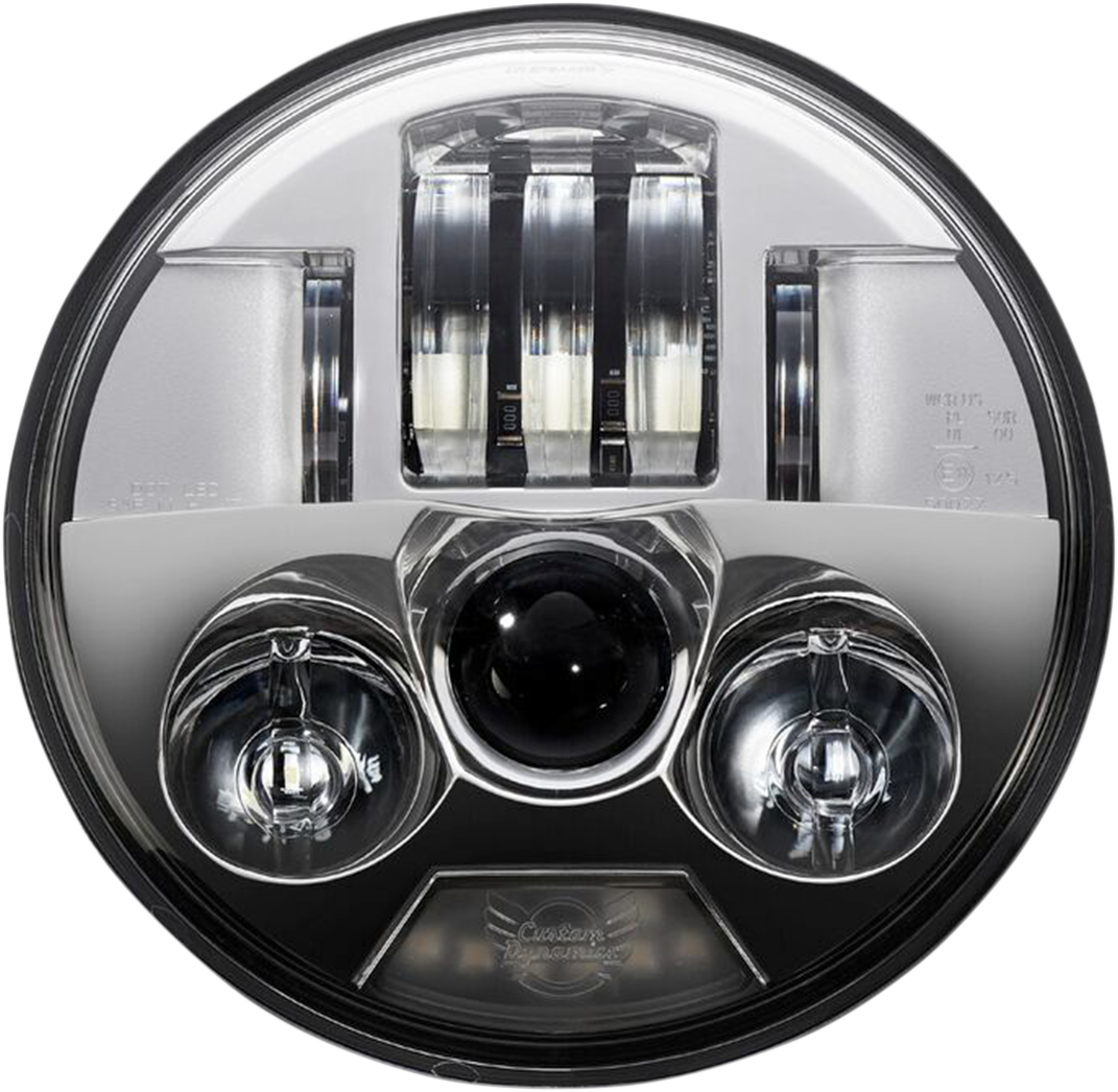 CUSTOM DYNAMICS ProBEAM LED Headlamp 5.75" - Chrome PB-575-C