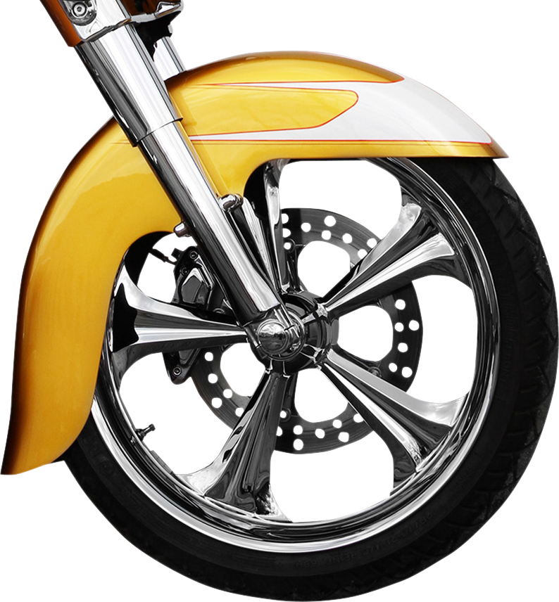 KLOCK WERKS Benchmark Front Fender Kit - Non-Raked - Steel - 21" KWF-01-0101-2014