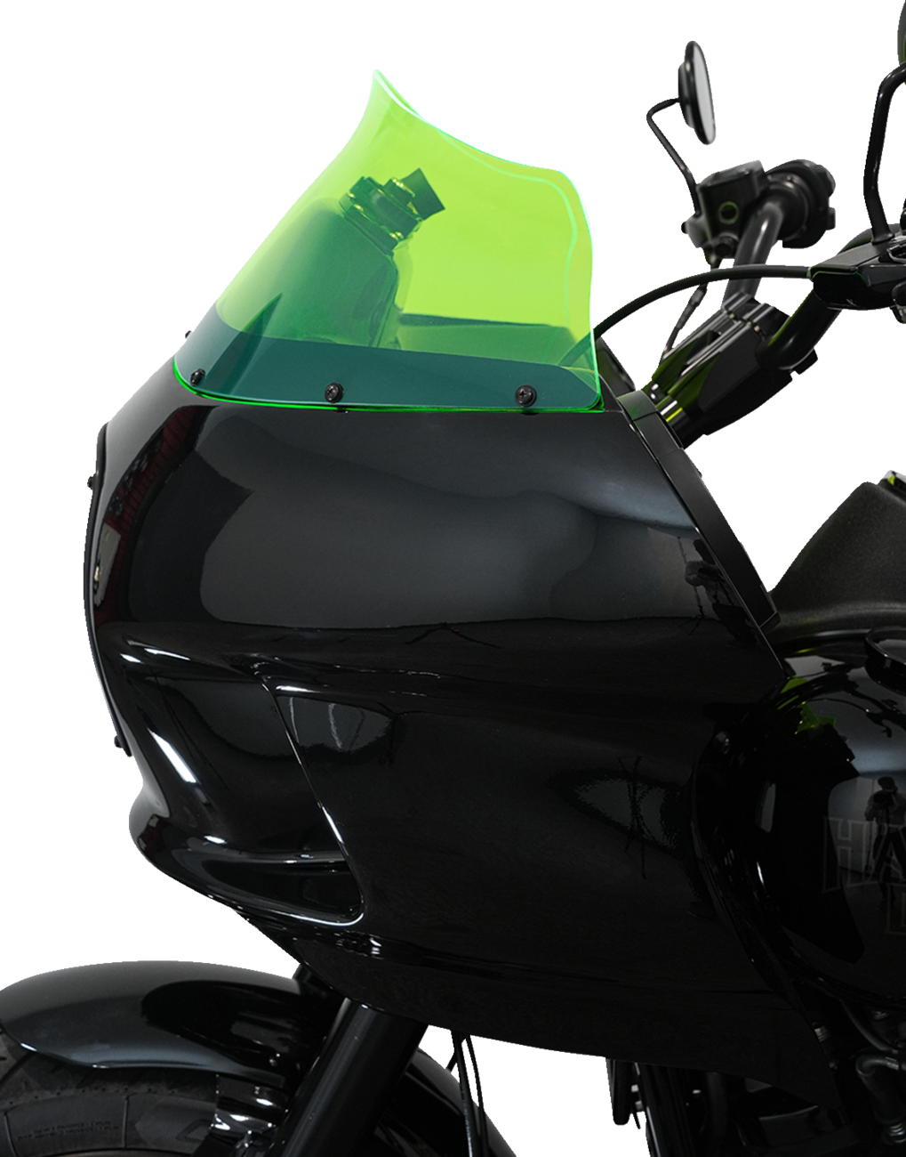 KLOCK WERKS Kolor Flare™ Windshield - 9" - Green Ice - FXRP KWW-02-0610